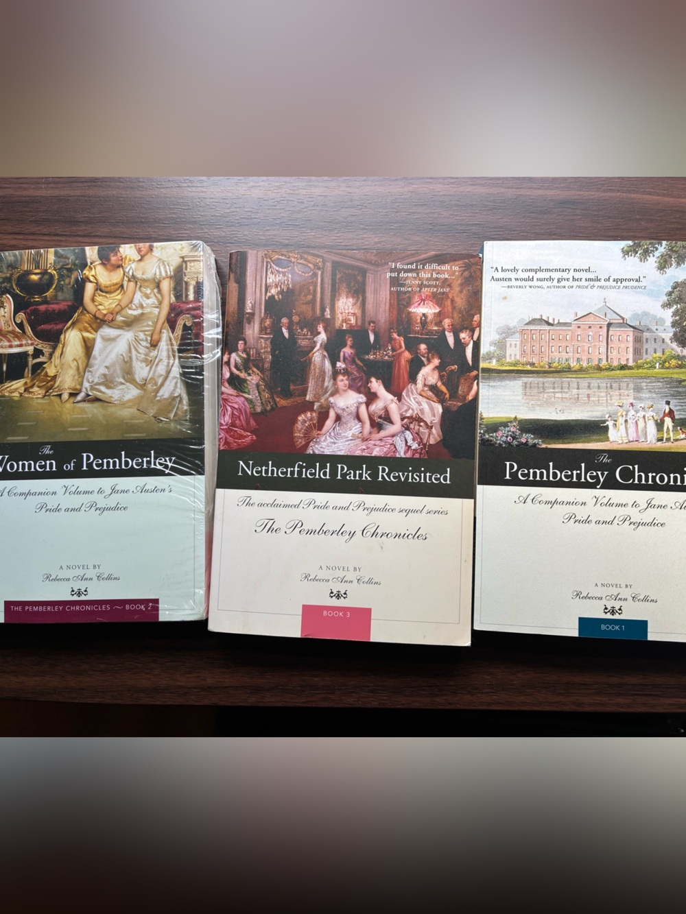 The Pemberley Chronicles Series- 3 Books by Rebecca Ann Collins